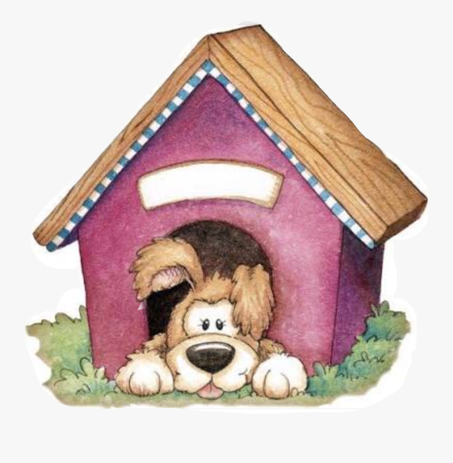 Dog Inside The Dog House Clipart , Png Download - Dog Inside House Clipart, Transparent Clipart