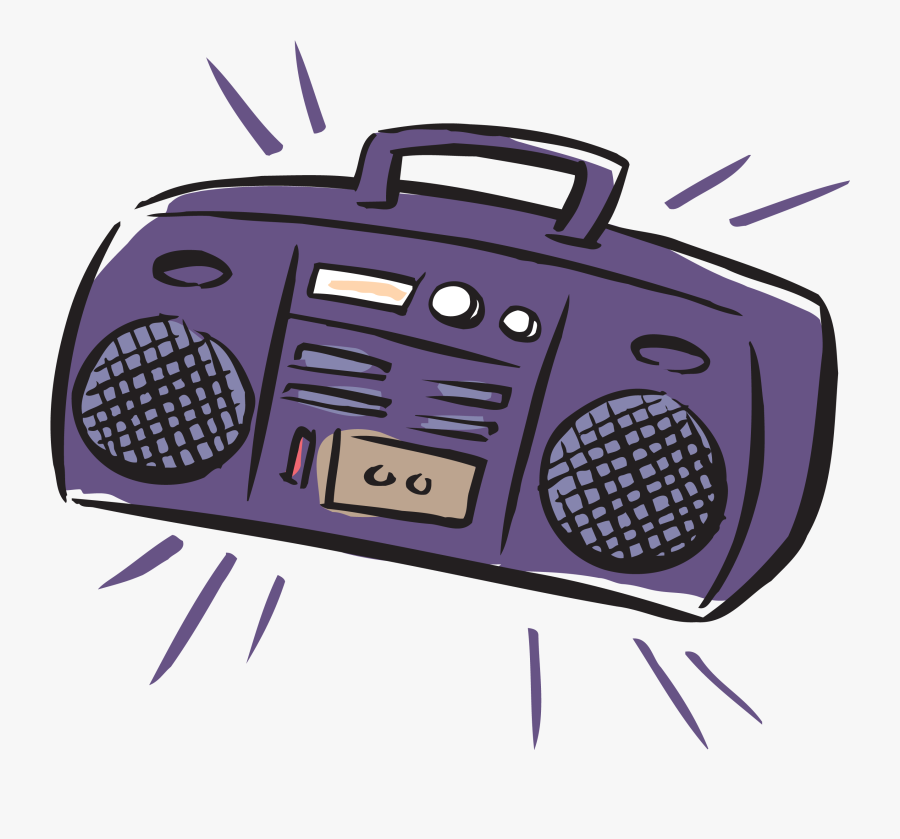Tape Recorder Drawing, Transparent Clipart