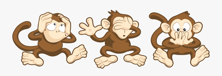 Clip Art Clipart Library - See No Evil Speak No Evil Hear No Evil Clocks, Transparent Clipart