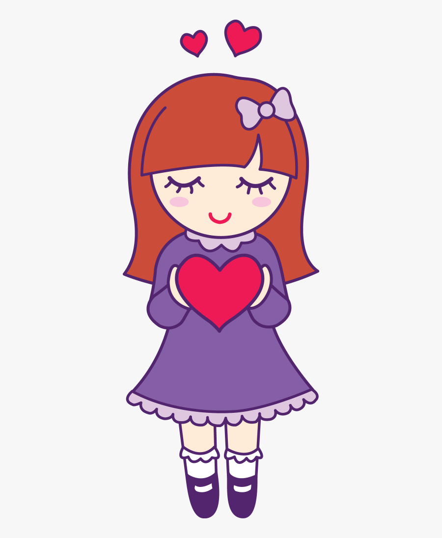 Nice Girl Clip Art, Transparent Clipart