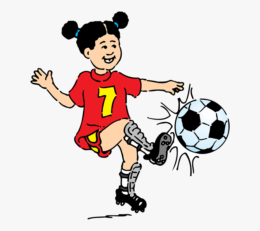 Mean Football Player Clipart - Playing Football Clip Art, Transparent Clipart