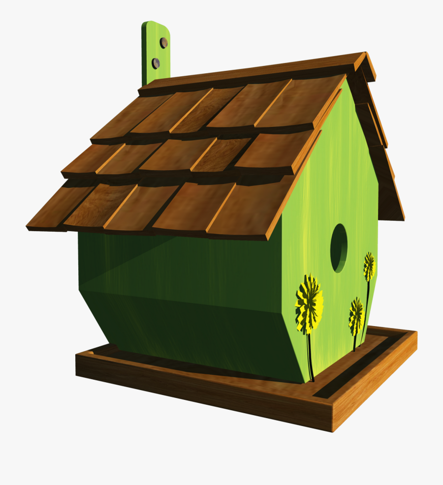 Birdhouse Clip Art - Nest Box, Transparent Clipart