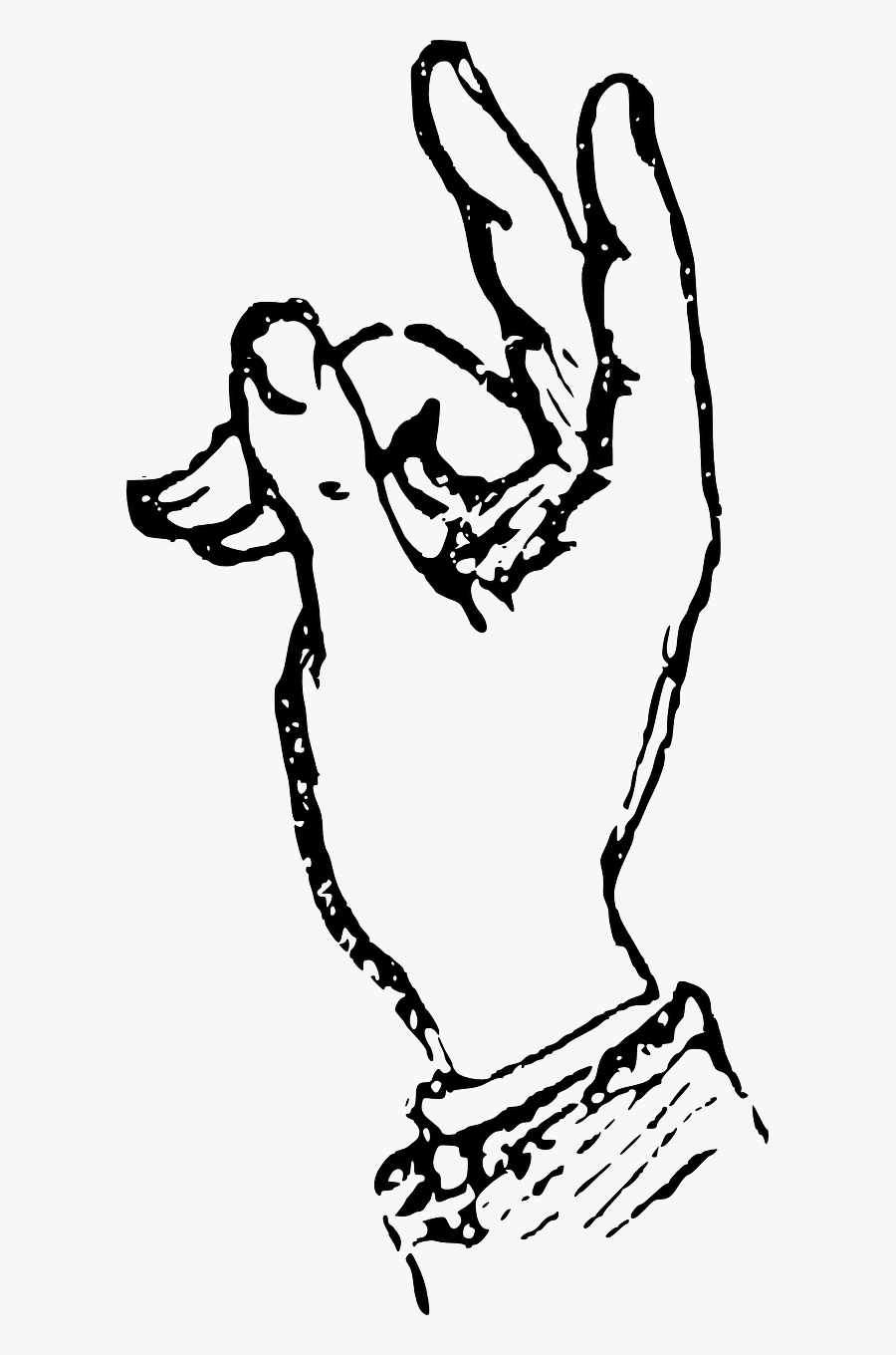 American Sign Language Clipart - Sign Language, Transparent Clipart