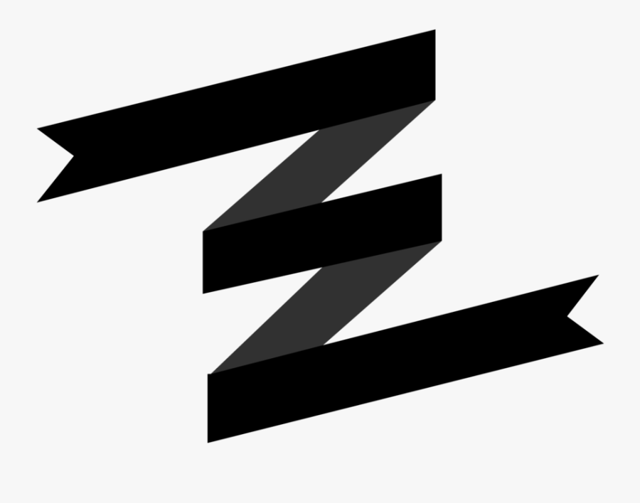 Black Banner Ribbon Png - Banner Clipart Ribbon Black And White, Transparent Clipart