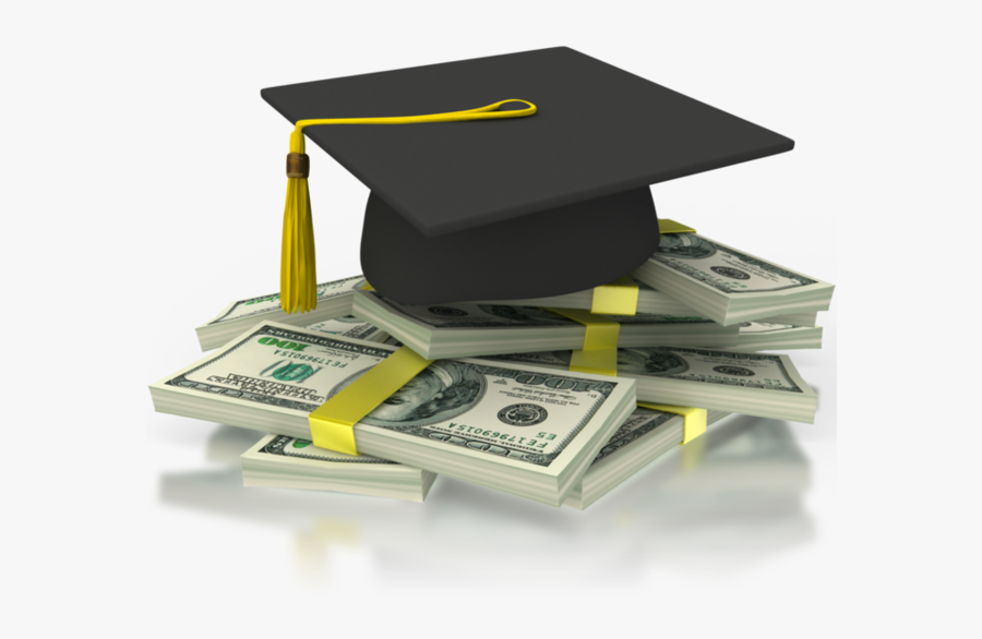 Graduation Cap With Money, Transparent Clipart
