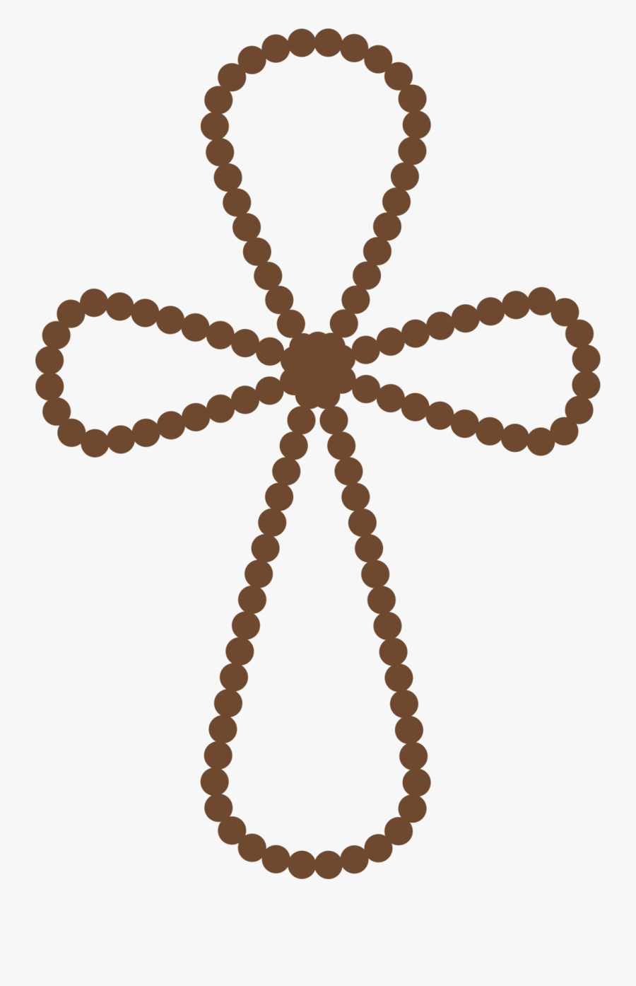 Crucifix Clipart Rosary Bead - Black Onyx Necklace Tiffany, Transparent Clipart
