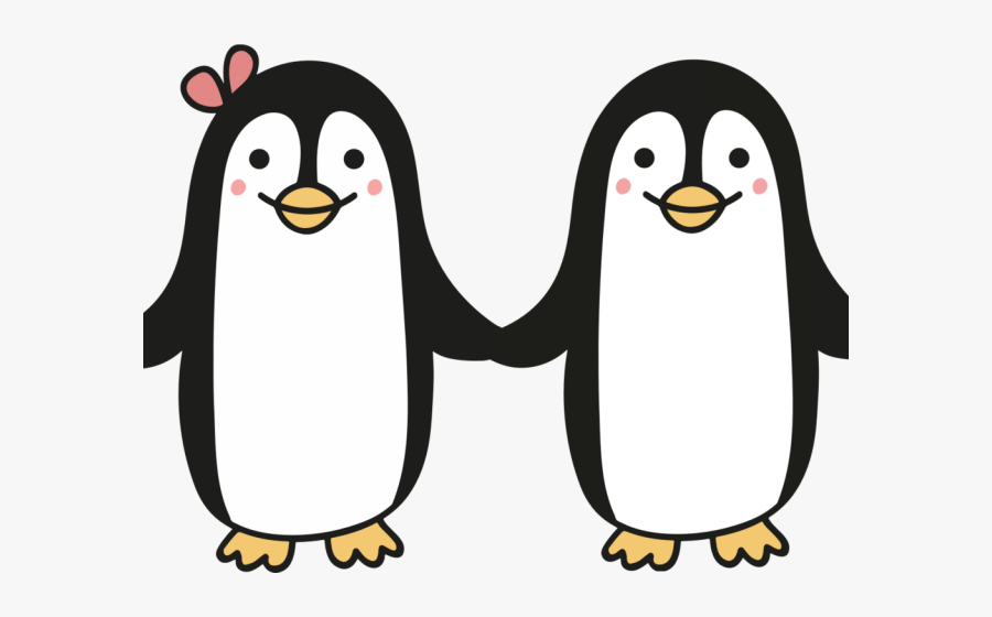 Penguins Of Madagascar Clipart Valentines - Penguin Couple Clipart, Transparent Clipart