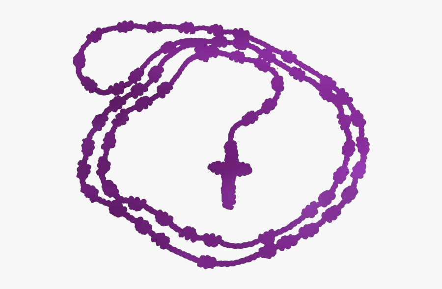 Rope Rosary Png Background - Cross, Transparent Clipart