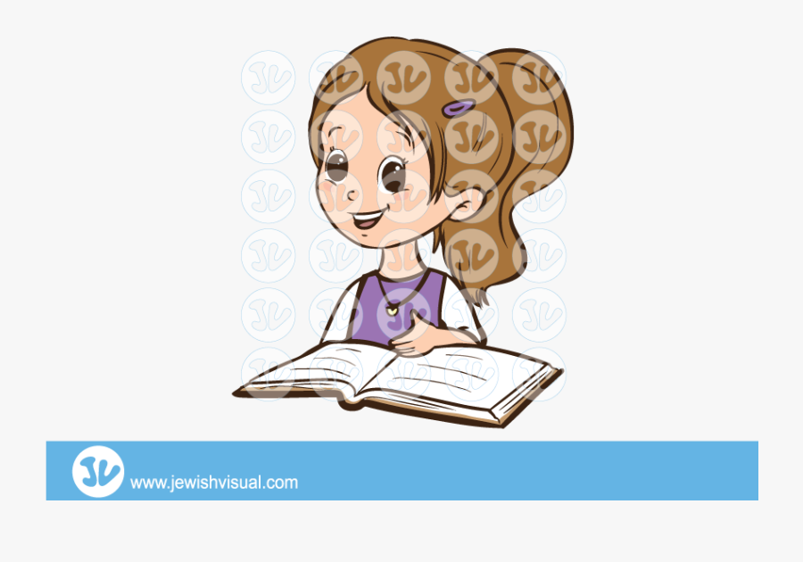 Girl Learning Clipart, Transparent Clipart