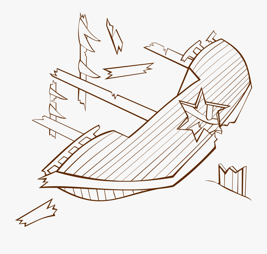 Shipwreck Clip Art, Transparent Clipart