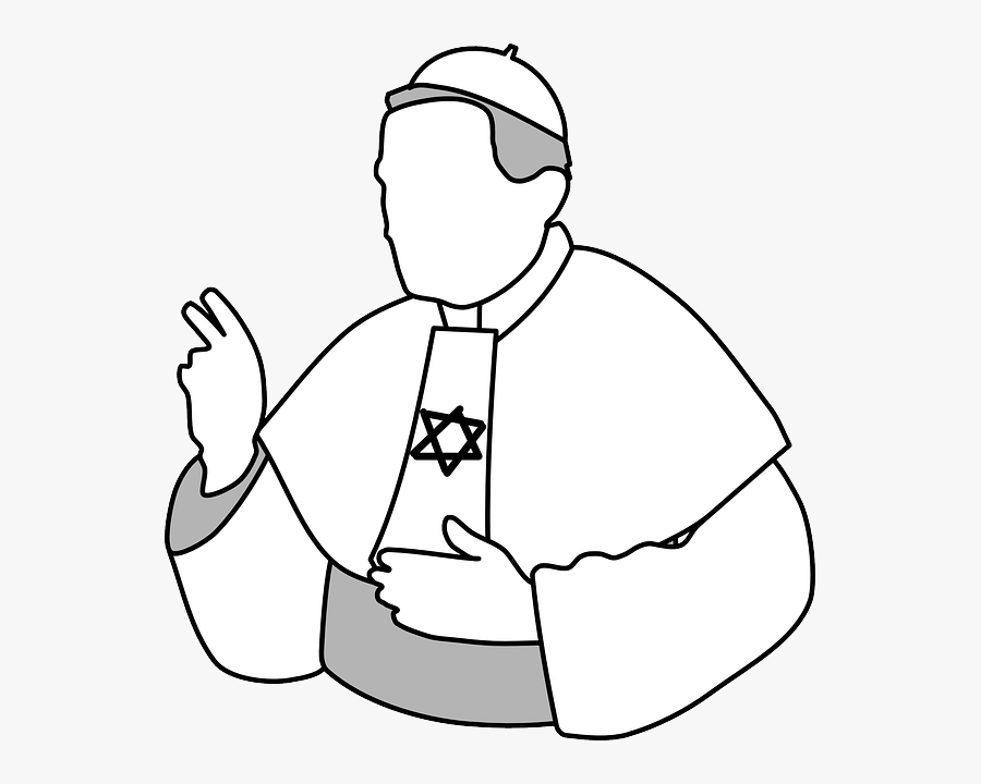 Jewish Rabbi Pictures - Pope Clip Art, Transparent Clipart