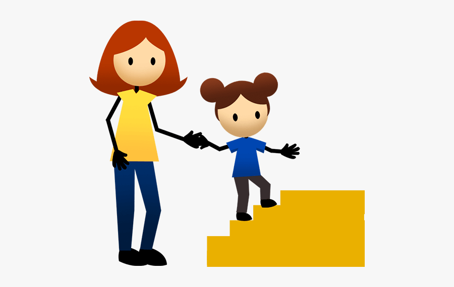 Child Climbing Stairs Png, Transparent Clipart