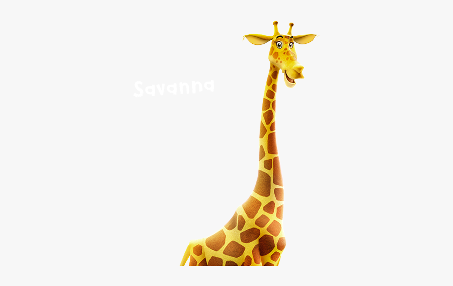 Savannah Giraffe Clipart, Transparent Clipart
