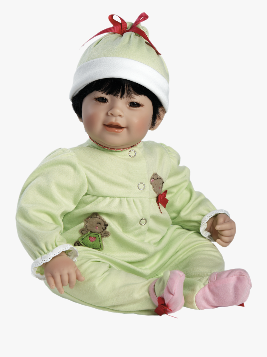 Clip Art Asian Toddler - Doll, Transparent Clipart