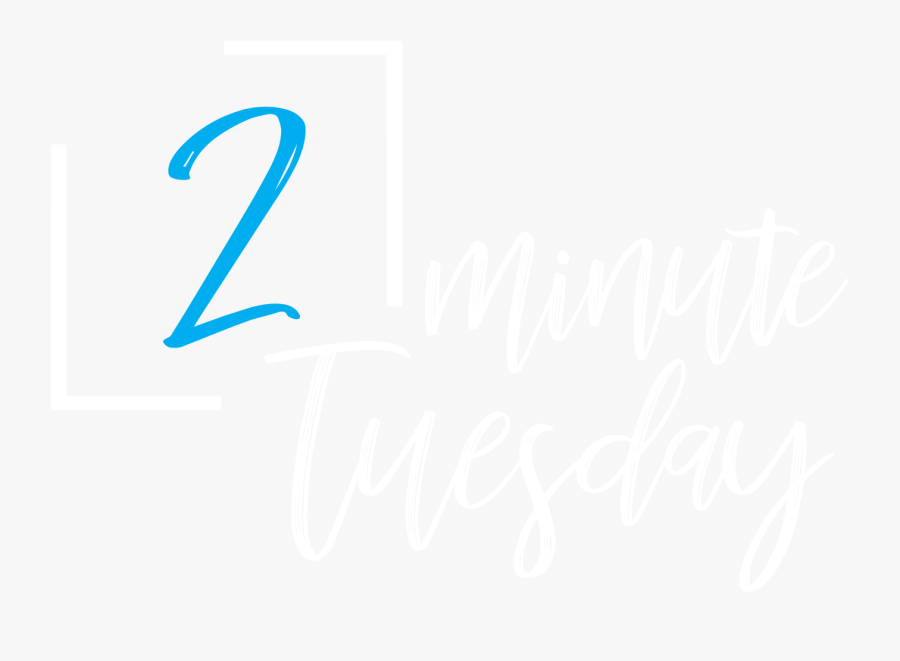 2-minute Tuesdays - Calligraphy, Transparent Clipart