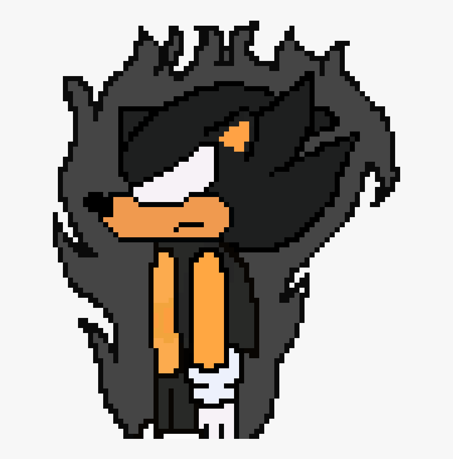 Evil Sonic Pixel Art Clipart , Png Download - Dark Sonic Pixel Arr, Transparent Clipart