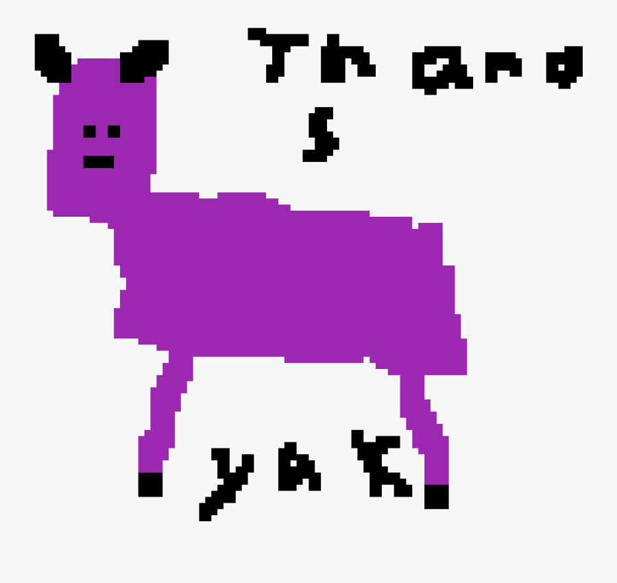 Thanos Yak - Cartoon, Transparent Clipart