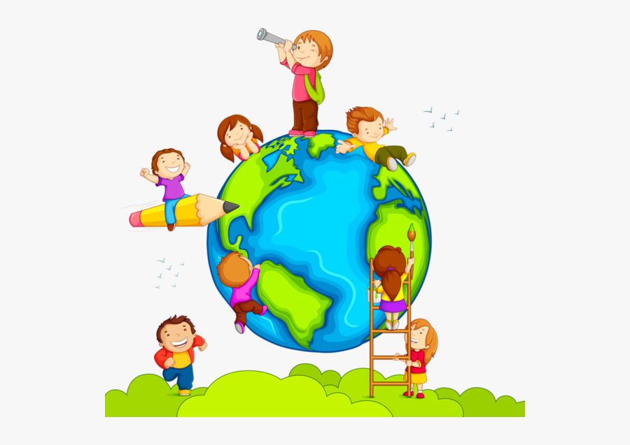 School Activities Clipart - Children Exploring Clipart, Transparent Clipart
