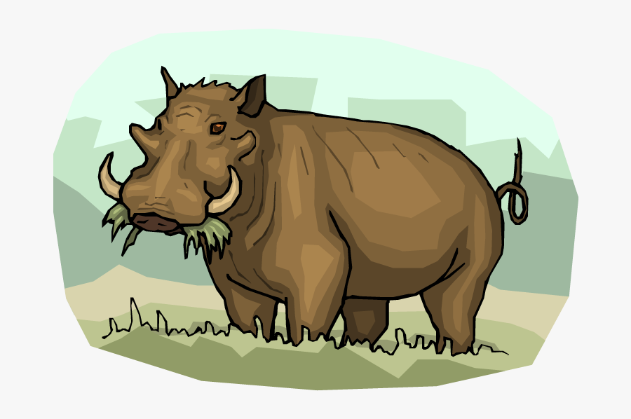 Warthog Clip Art, Transparent Clipart