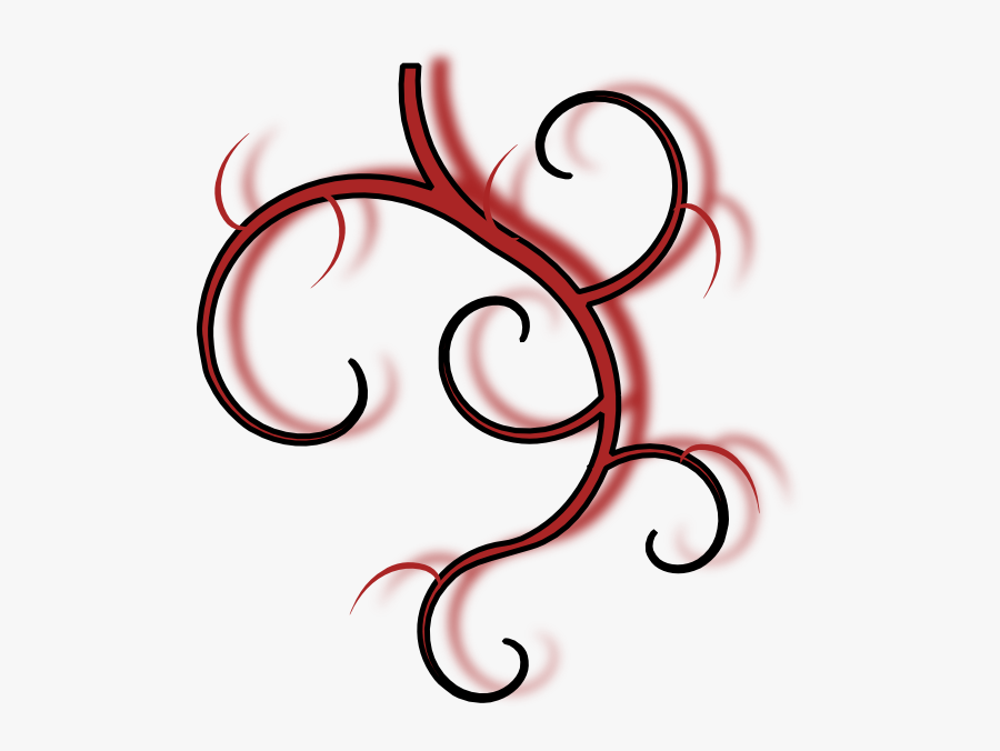 Red Tribal, Transparent Clipart