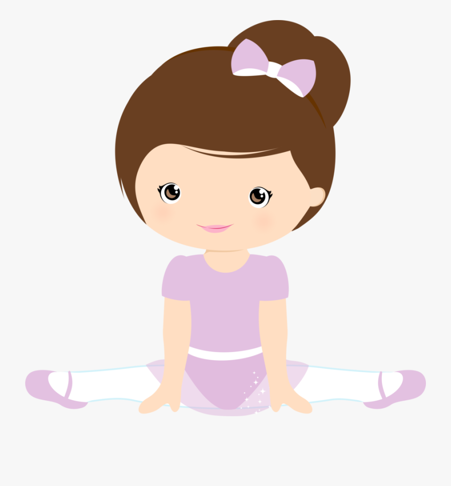 Clip Art Library Toddler Girl Clipart - Bailarina Desenho, Transparent Clipart