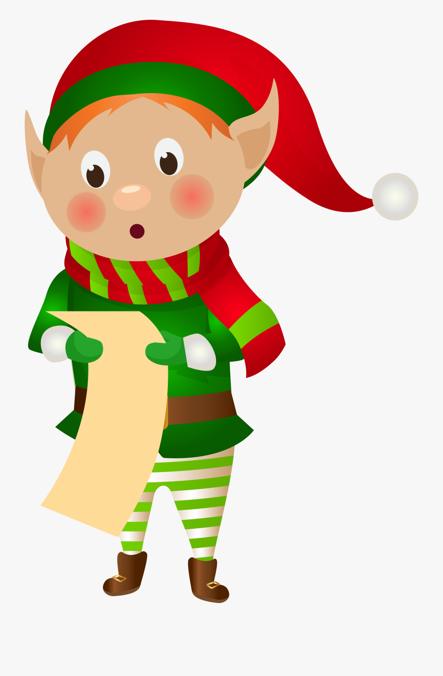 Christmas Elf Png Clip Art - Christmas Elf Png, Transparent Clipart
