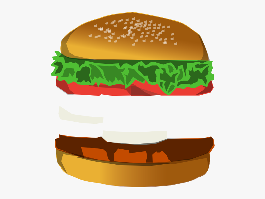 Burger Bun Free On - Burger Buns Clip Art, Transparent Clipart