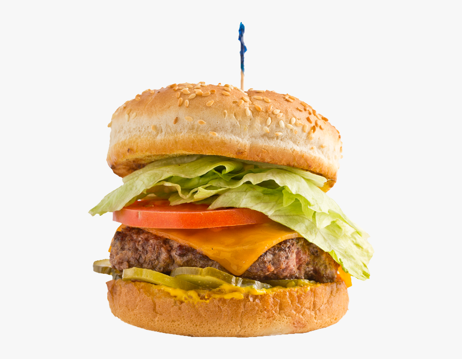 Huey S Meat Our - Burger With Stick Png, Transparent Clipart