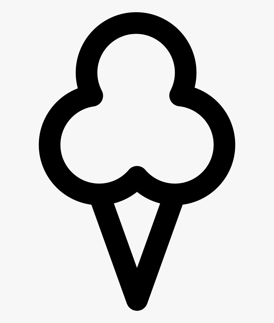 Cone Ice Cream Comments, Transparent Clipart