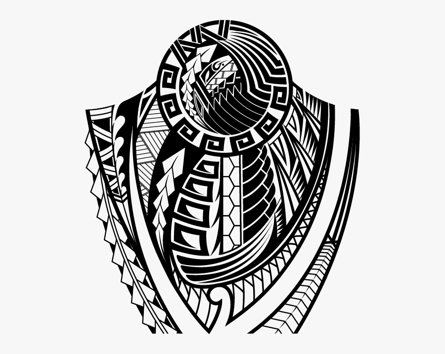 Full Sleeve Tribal Tattoos - Circle Polynesian Tattoo Design, Transparent Clipart