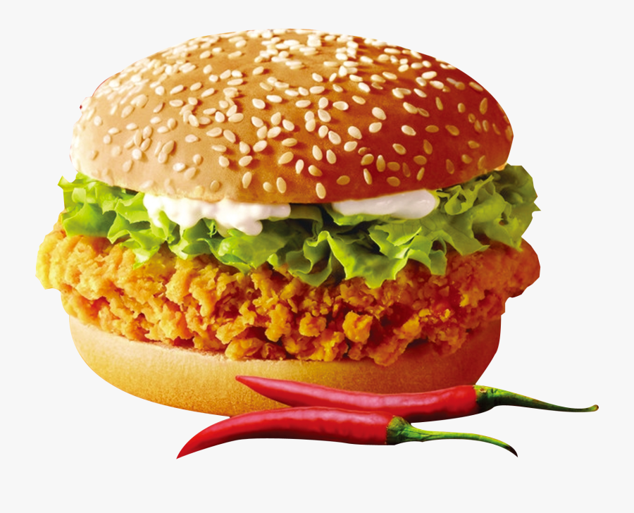 Clipart Library Stock Cheeseburger Drawing Chicken - Kfc Fried Chicken Burger, Transparent Clipart