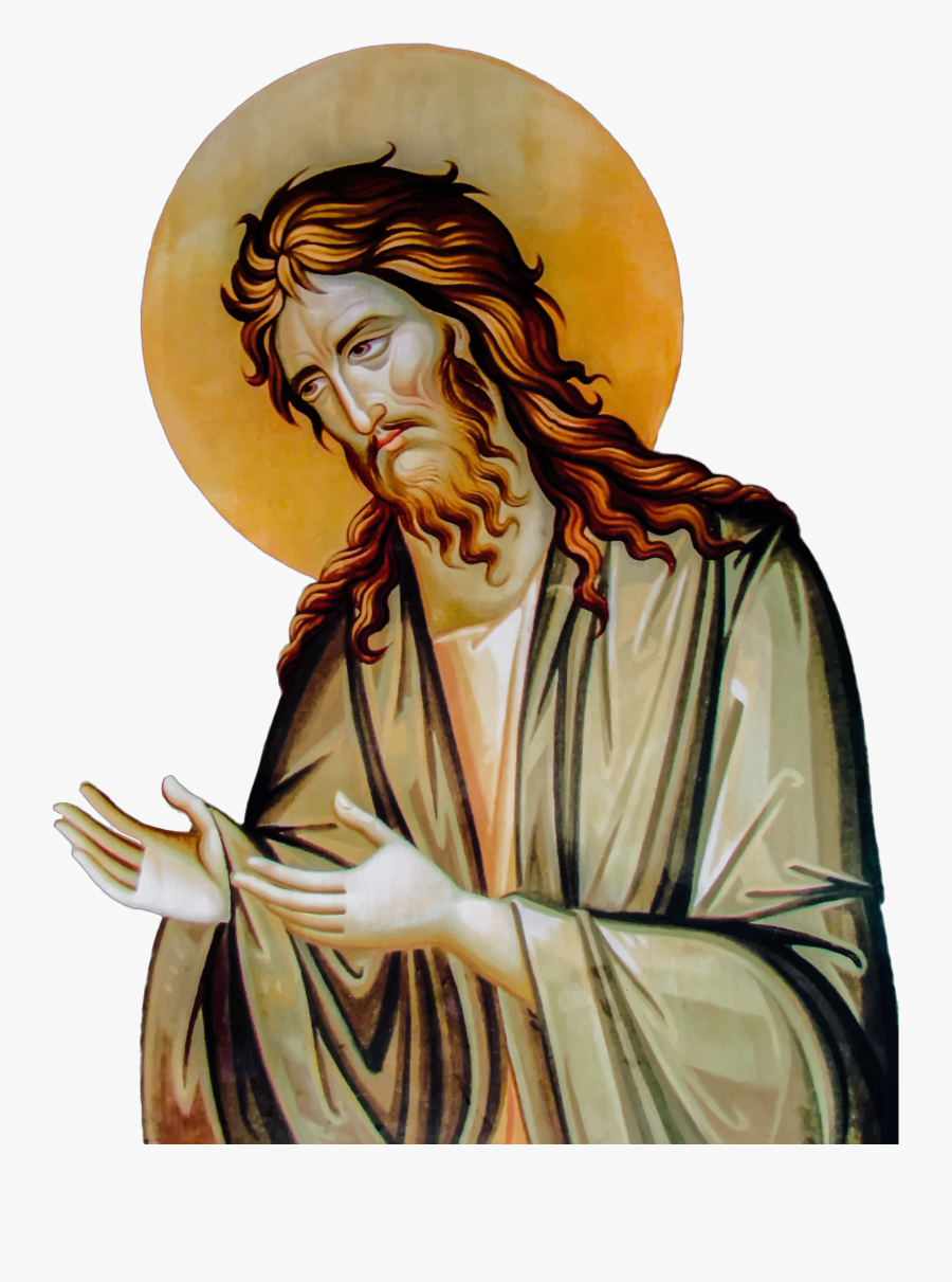 Portrait,art,religion - Saint John Baptist Png, Transparent Clipart