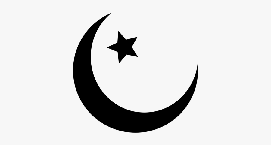 Symbol,crescent,circle - Simbolo Musulman Png, Transparent Clipart
