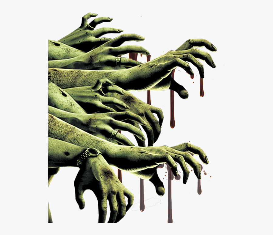 Zombie Hands And Arms, Transparent Clipart