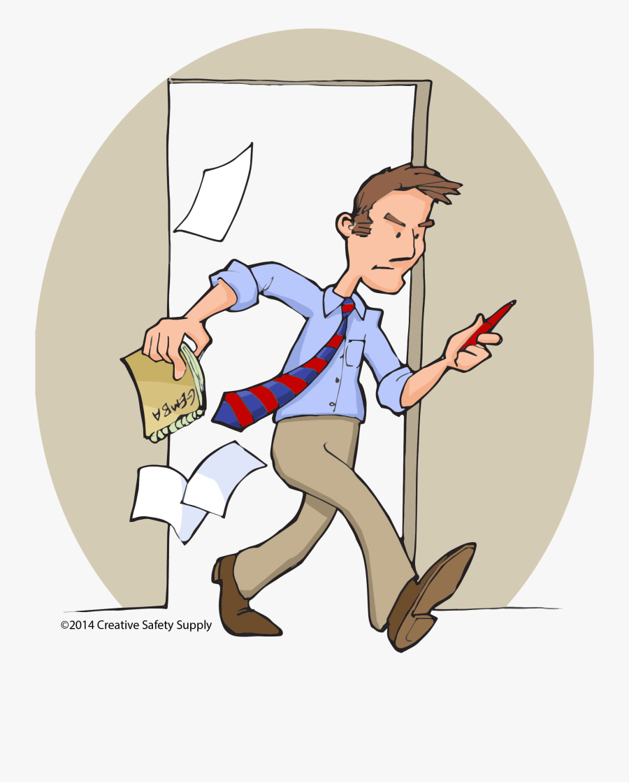 Safety Supervisors Knee Jerk - Gemba Walk Clip Art, Transparent Clipart