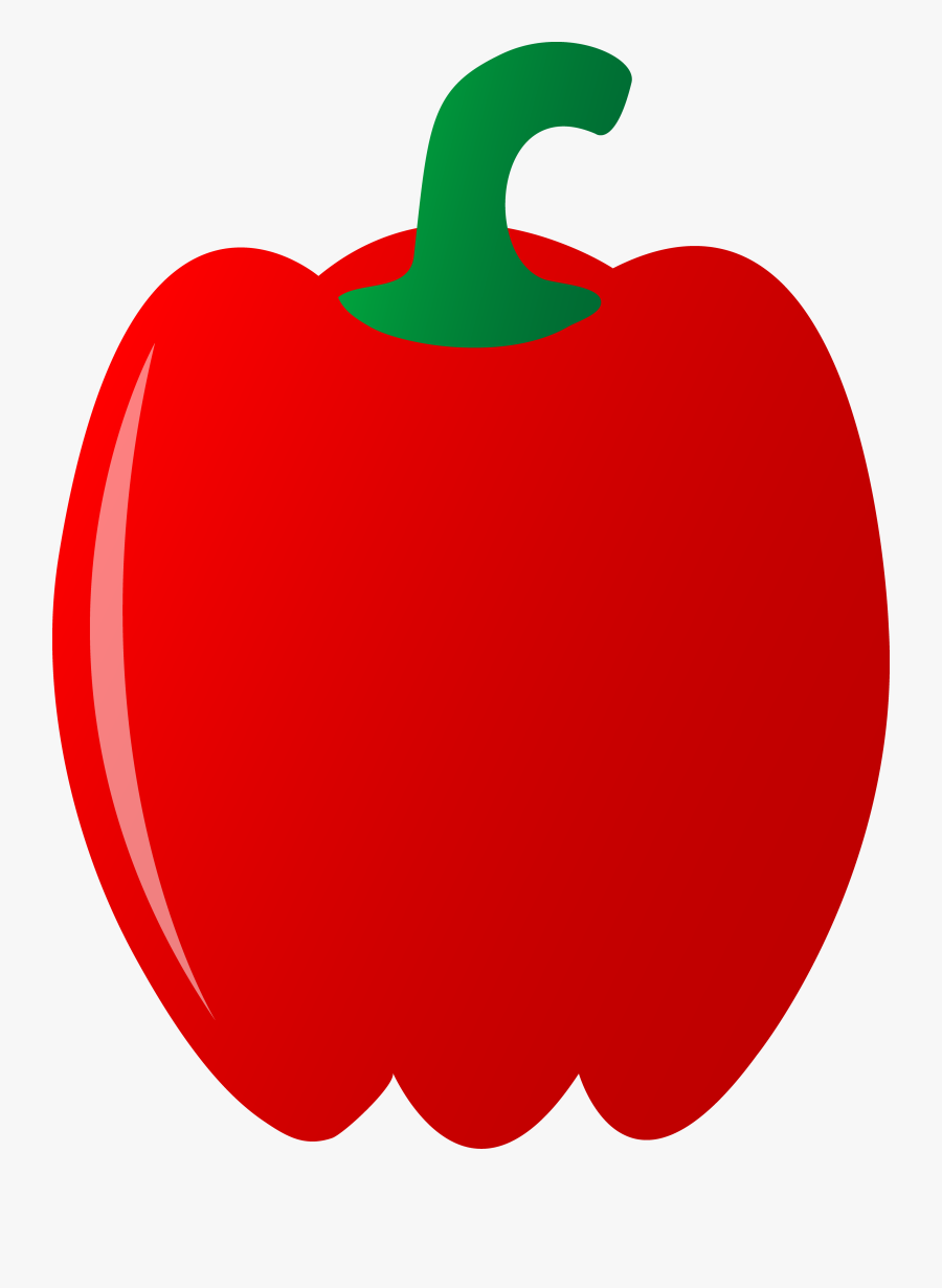 Peppers Clipart - Red Bell Pepper Clipart, Transparent Clipart