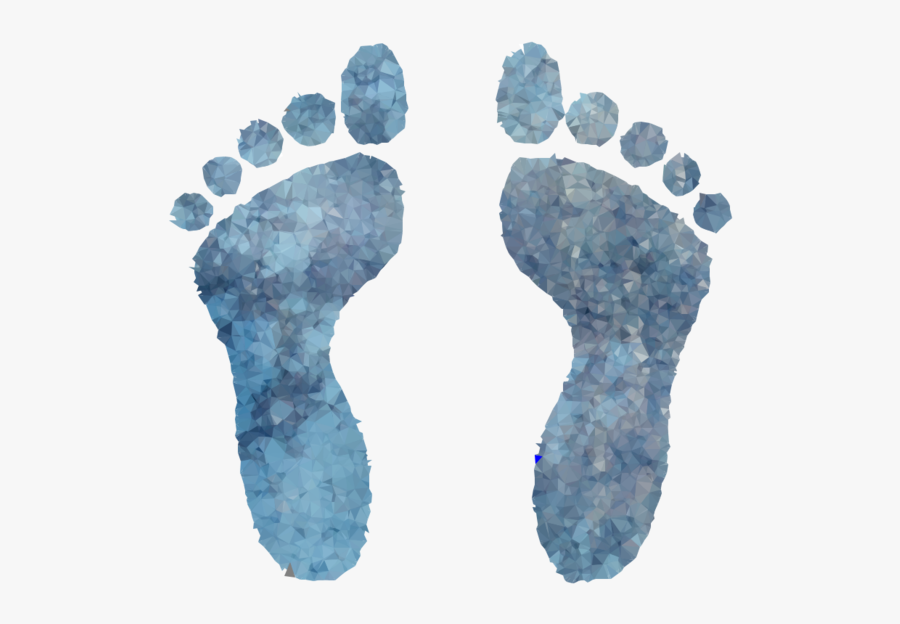 Transparent Footprint Clipart - Foot Print, Transparent Clipart
