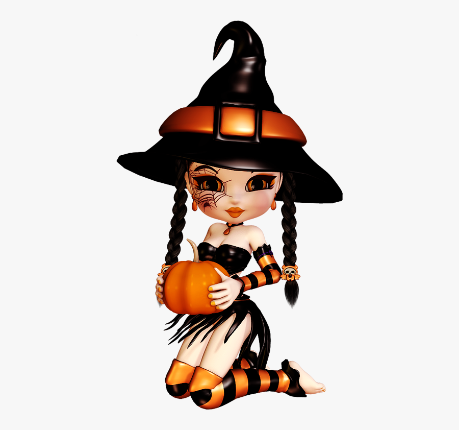 Imagenes De Brujitas De Halloween, Transparent Clipart