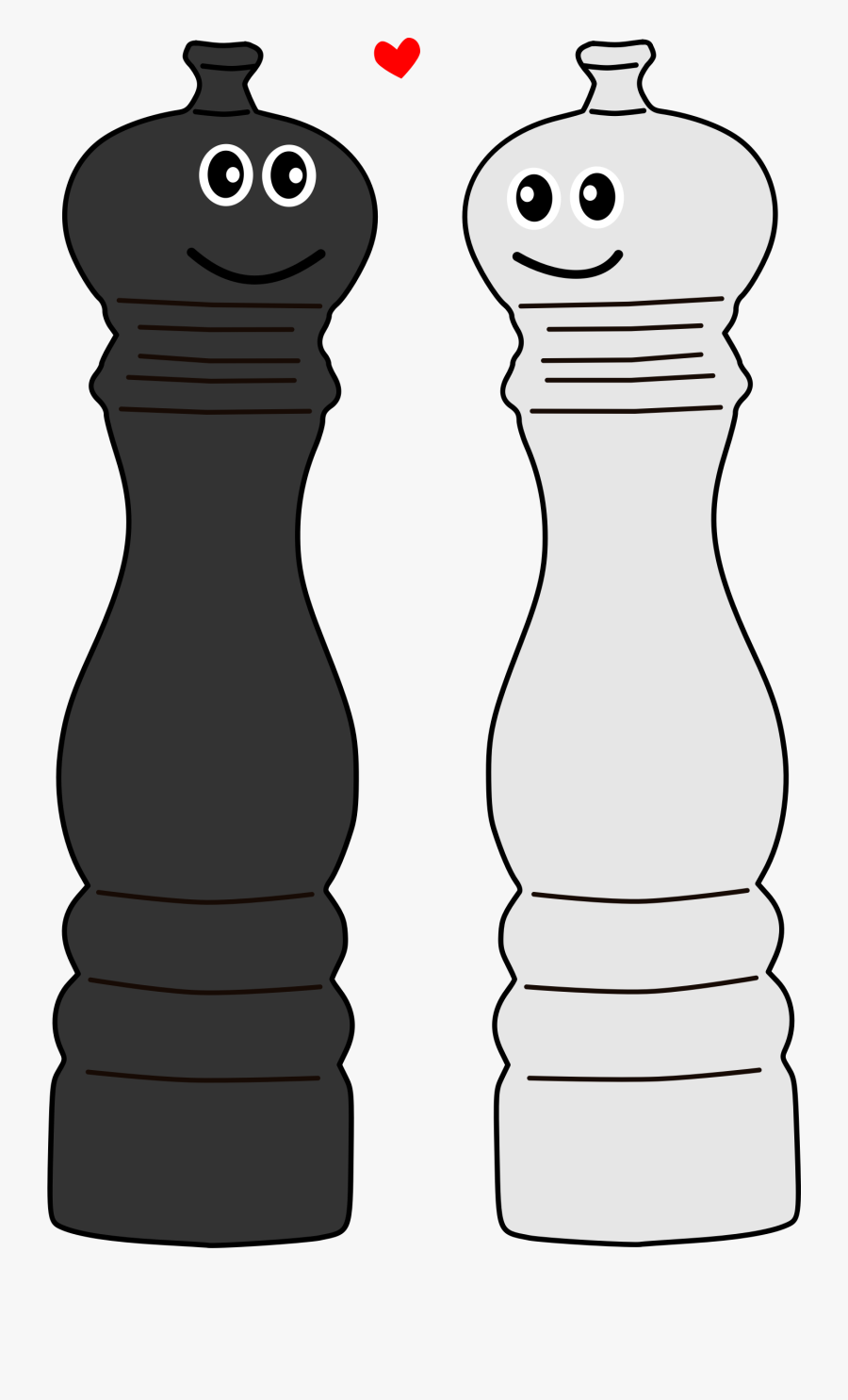 Salt And Pepper Shakers Clipart - Pepper And Salt Cartoon Png , Free Tran.....