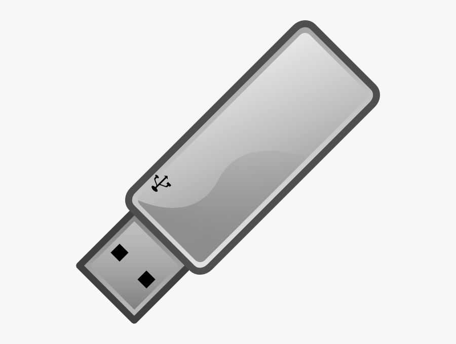 Usb Flash Drive Icon Clip Art At Clker - Transparent Flash Drive Logo, Transparent Clipart