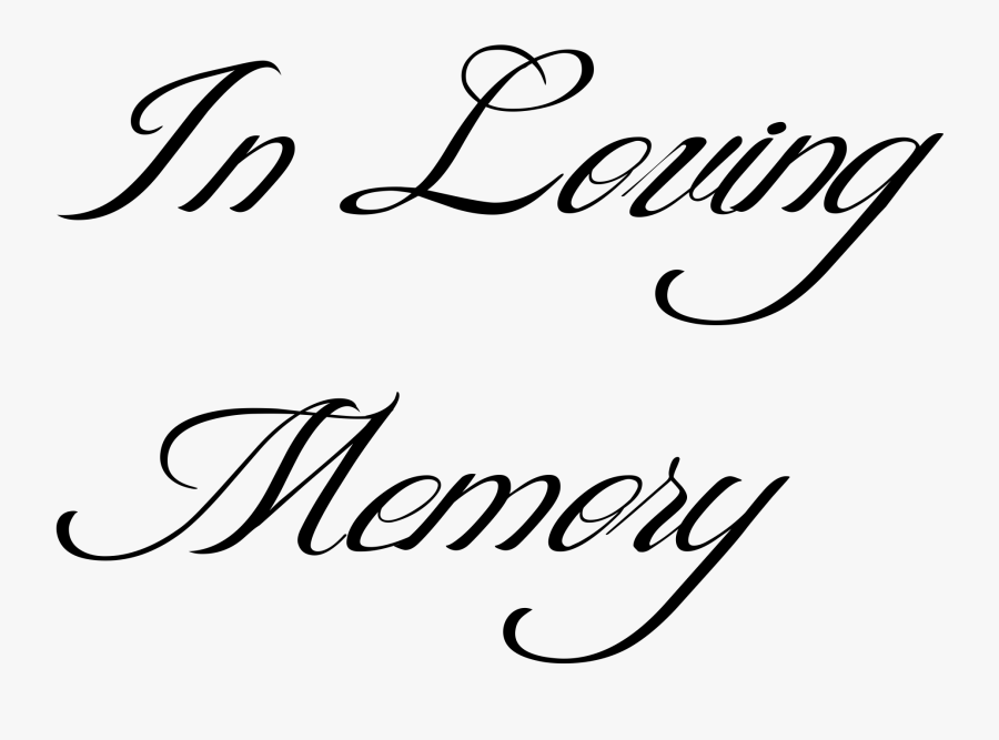 Picture Royalty Free Download In Loving Memory Clipart - Mistresses, Transparent Clipart