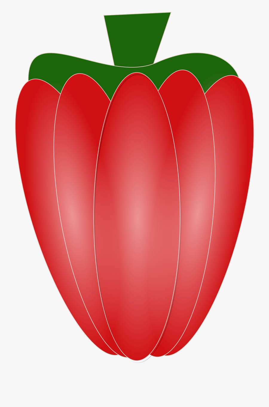 Red Pepper - Clip Art, Transparent Clipart