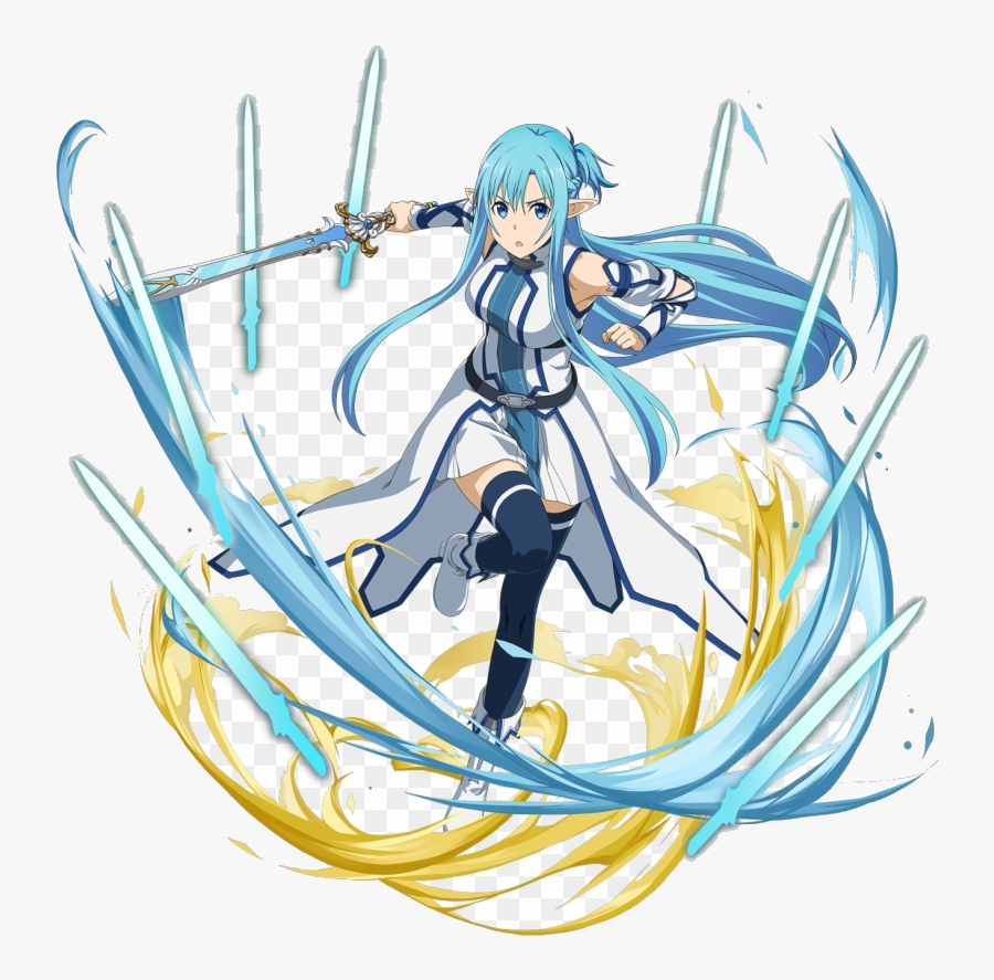 Sword Art Online Swordsman Of Water Memory Defrag Star - Sword Art Online Memory Defrag 6 Star, Transparent Clipart