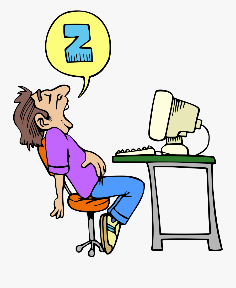Computer Nerd Clip Art , Png Download - Computer User Clip Art, Transparent Clipart
