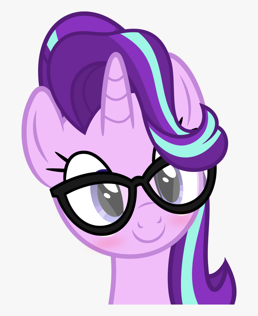 Nerd Clipart Female Nerd - Starlight Glimmer, Transparent Clipart