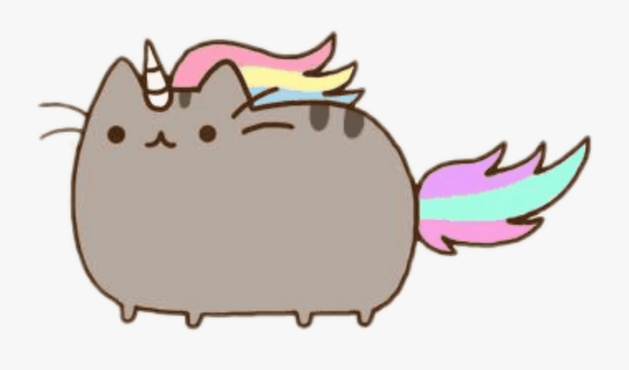 Pusheen Cat Clipart Silhouette Svg - Pusheen Unicorn Cat , Free