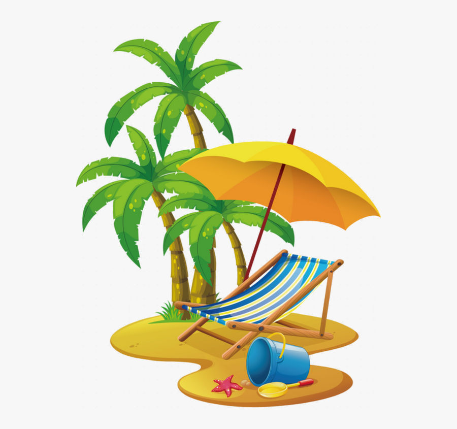 Two Palm Trees, Transparent Clipart