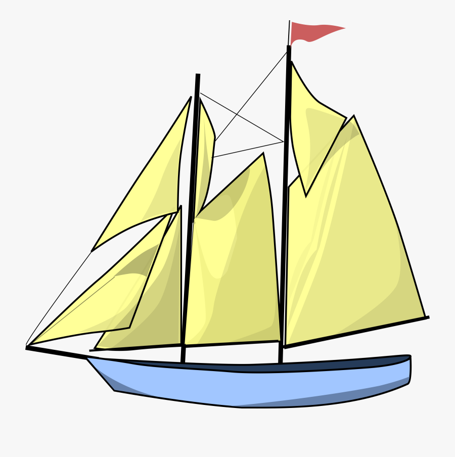 Clip Art Clipart Yacht - Sailboat Clip Art, Transparent Clipart
