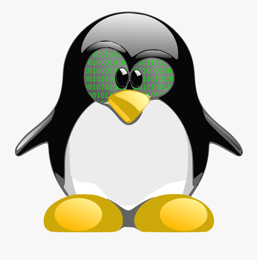 Tux Nerd, Transparent Clipart