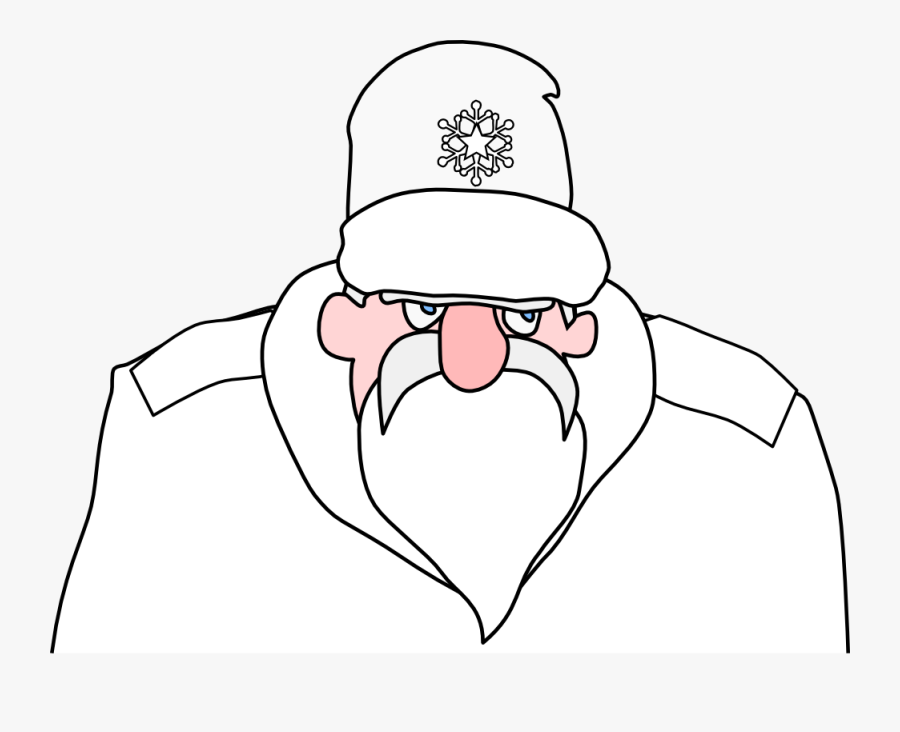Russian Santa Cartoon, Transparent Clipart